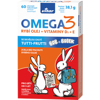 Vitar Kids Omega 3 + vitaminy D3 a E