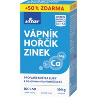 Vitar Vápník + hořčík + zinek