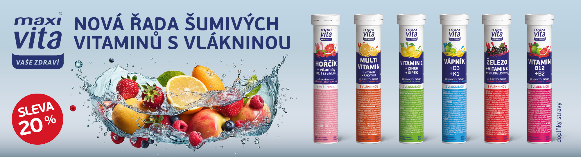 Maxi Vita nové šumáky sleva