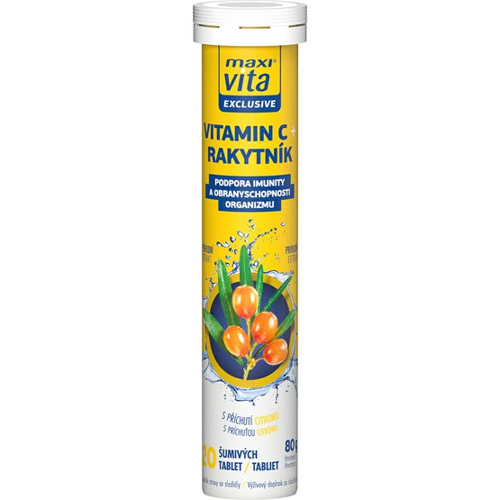 Maxi Vita Exclusive Vitamin C + rakytník