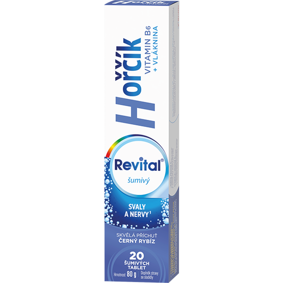 Revital Hořčík + vitamin B6 - černý rybíz