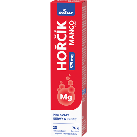 Vitar Hořčík 375 mg - mango