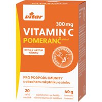 Vitar Vitamin C 300 mg + rakytník + zinek