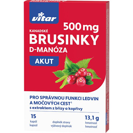 Vitar Kanadské brusinky AKUT 500 mg