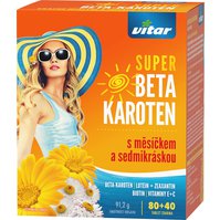 Vitar Super beta-karoten (120 tbl) s měsíčkem a sedmikráskou