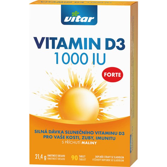 Vitar Vitamin D3 Forte 1000 IU