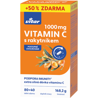 Vitar Vitamin C 1000 mg s rakytníkem