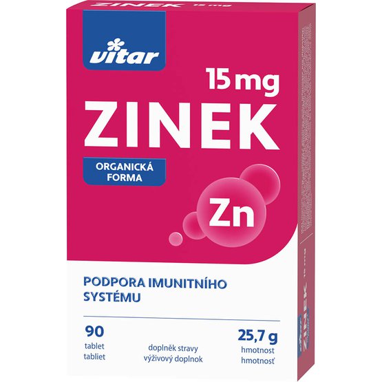 Vitar Zinek 15 mg