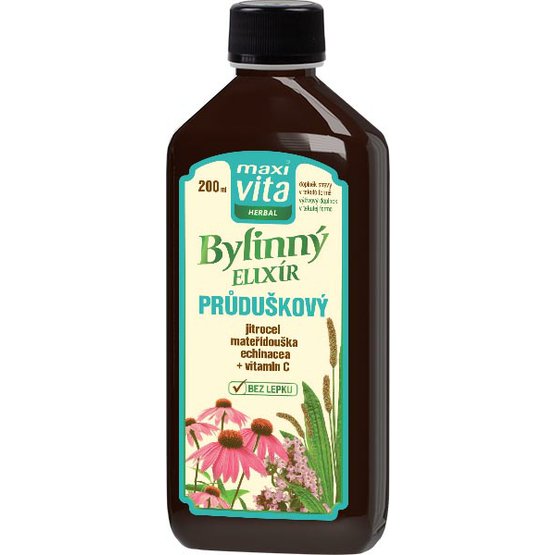 Maxi Vita Herbal Bylinný elixír Průduškový