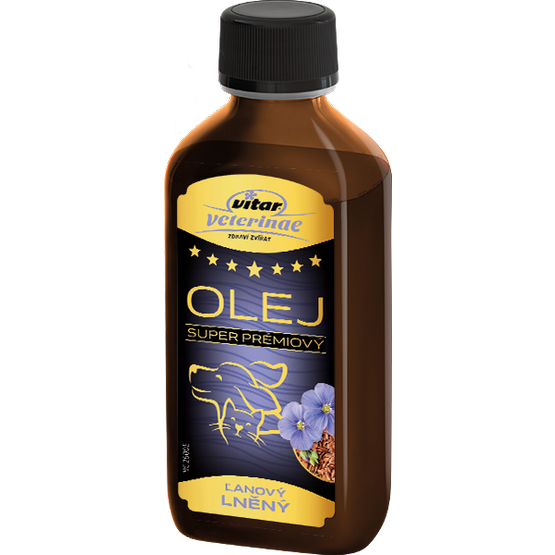 VITAR Veterinae Lněný olej (200 ml)